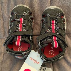 Boys Afton sandals black